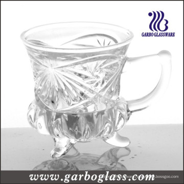 New Glass Tea Cup & Coffee Mug with Three Foot (GB091703TY)